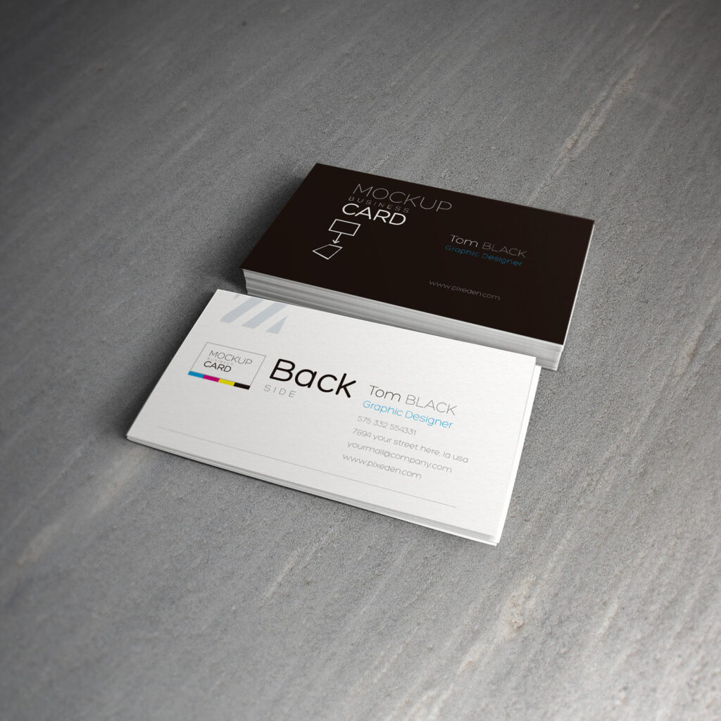 Black & White Business Cards
